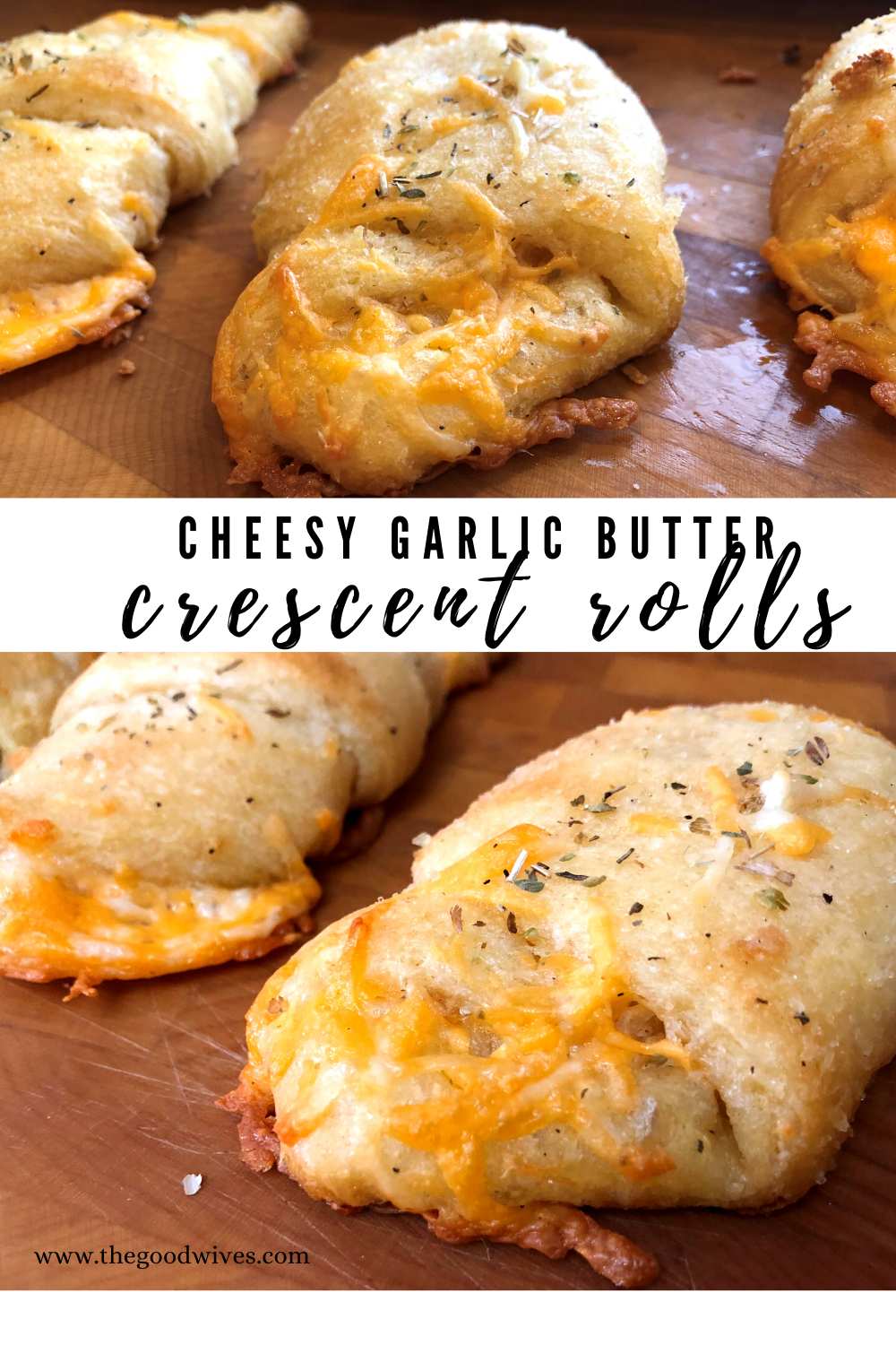 Cheesy Crescent Rolls  Flaky, cheesy rolls - ready in just 20 minutes!